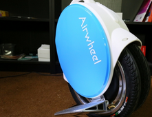 The twin-wheeled Airwheel Q5 has an upgraded chip and the chassis is redesigned being more streamlined.