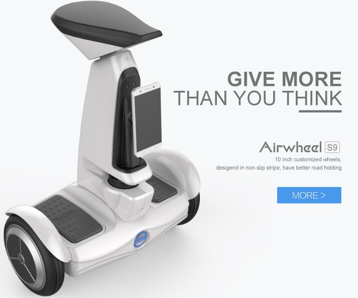 Via joyful products to create freer life is exactly the future development trend for the intelligent equipment, represented by Airwheel S9. 