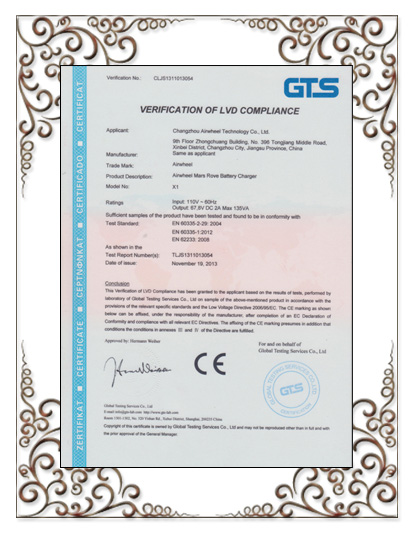 CE Certificate